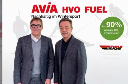 AVIA revolutioniert Skisport mit umweltfreundlichem HVO Fuel (Foto: AVIA. DSV)