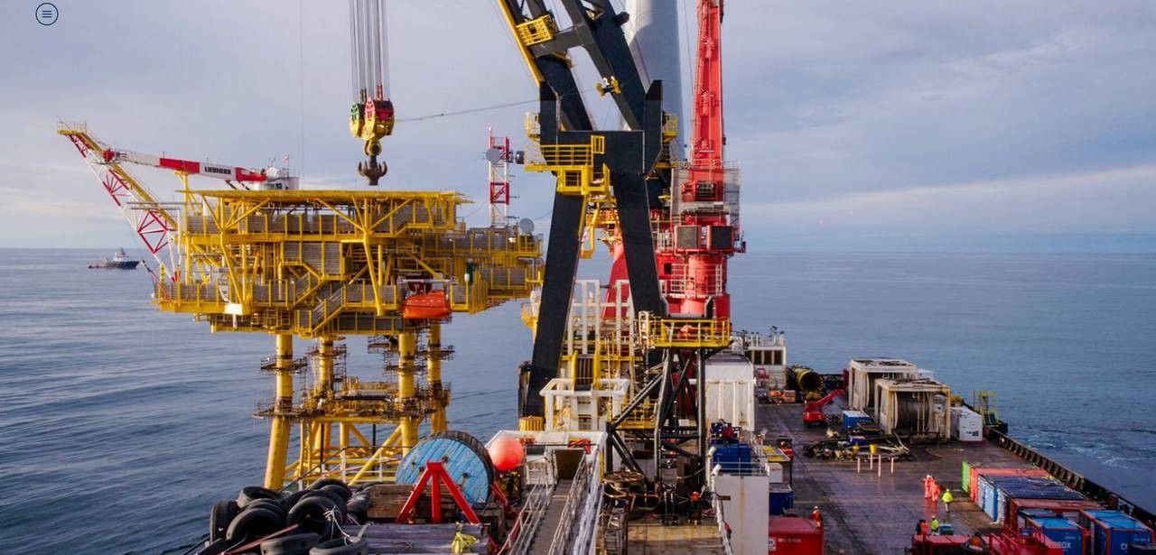 Erfolgreiche Installation der Fenix-Plattform sichert langfristige Energieversorgung (Foto: Wintershall Dea)