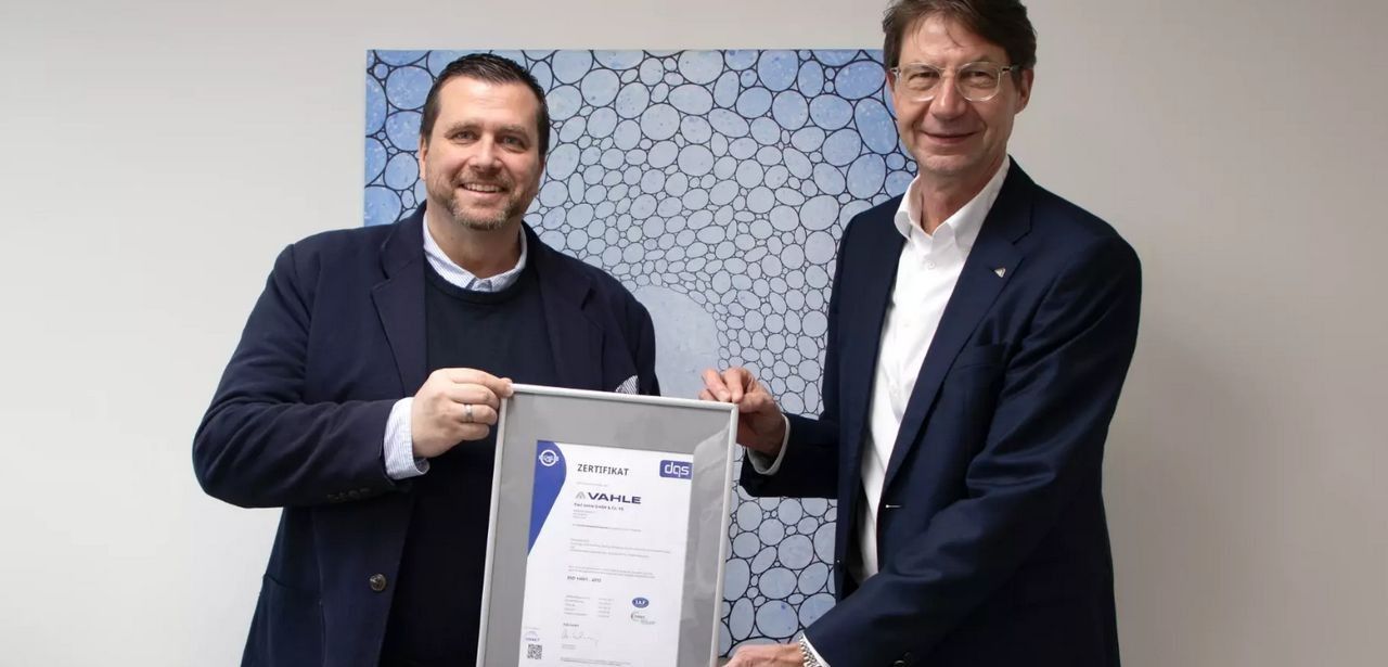 VAHLE erhält Zertifizierung nach DIN EN ISO 14001 (Foto: VAHLE)